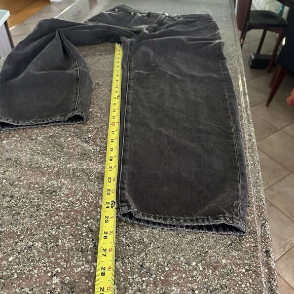 Madewell The Ballon  NWT‎ Wide Leg Jean Women's Sz 28  Pockets Black - Picture 16 of 16